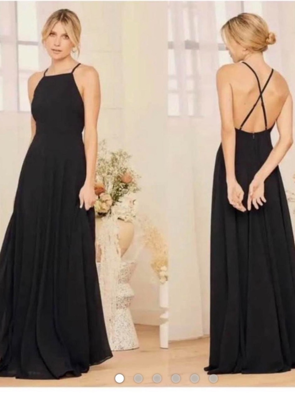 Lulu's Black Formal Dress